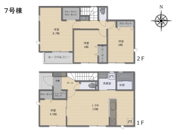 新築戸建 豊橋市多米中町２丁目 豊橋鉄道東田本線赤岩口駅 2,530万円