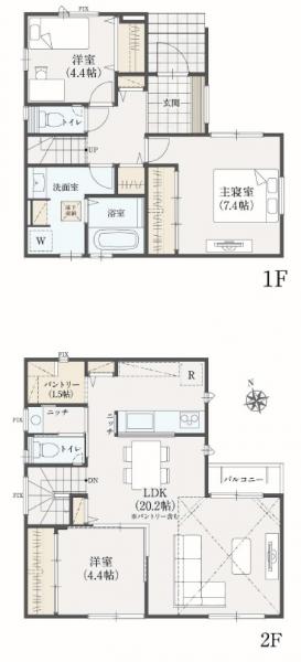 新築戸建 千葉市花見川区検見川町５丁目 JR中央・総武線新検見川駅 5,480万円