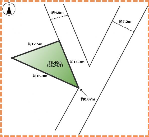 土地 習志野市大久保３丁目 京成本線京成大久保駅 2,880万円