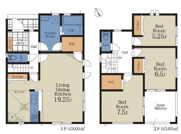 新築戸建 千葉市若葉区加曽利町 千葉都市モノレール千城台駅 3,190万円