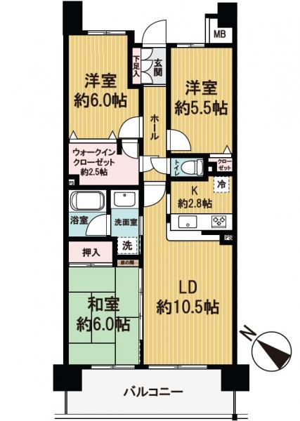 中古マンション 千葉市美浜区新港 JR京葉線千葉みなと駅 3,580万円