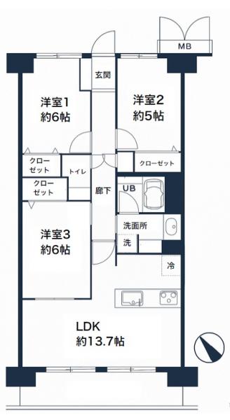 中古マンション 船橋市栄町１丁目 JR総武本線船橋駅 2,580万円