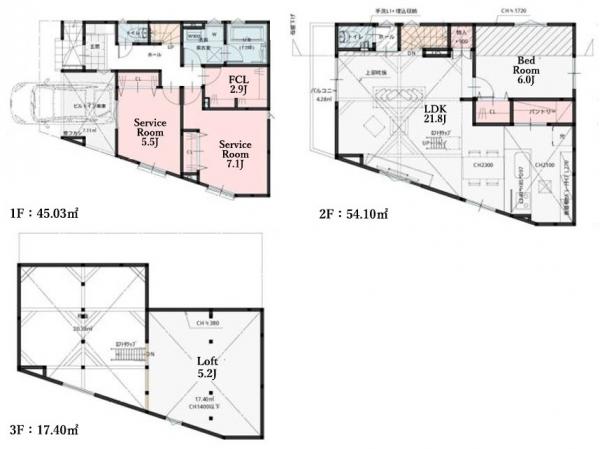 新築戸建 世田谷区経堂３丁目 小田急線経堂駅 1億1,280万円