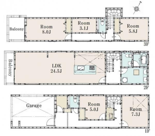 新築戸建 文京区大塚４丁目 丸の内線新大塚駅 1億8,880万円