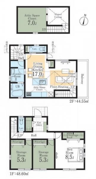 新築戸建 練馬区春日町５丁目 都営大江戸線練馬春日町駅 7,980万円