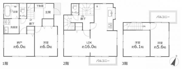 中古戸建 板橋区志村3丁目 都営三田線志村三丁目駅 6,480万円
