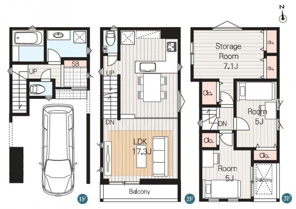 新築戸建 豊島区西巣鴨1丁目 都営三田線西巣鴨駅 9,480万円