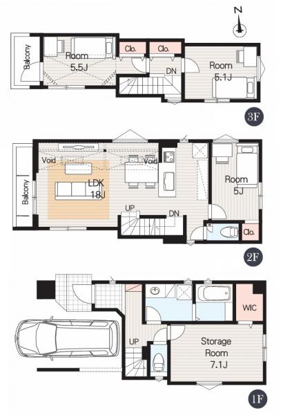 新築戸建 中野区上高田３丁目 西武新宿線新井薬師前駅 9,480万円