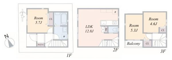 新築戸建 板橋区若木３丁目 東武東上線上板橋駅 4,580万円