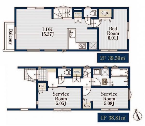 新築戸建 杉並区宮前１丁目 京王井の頭線富士見ヶ丘駅 7,780万円