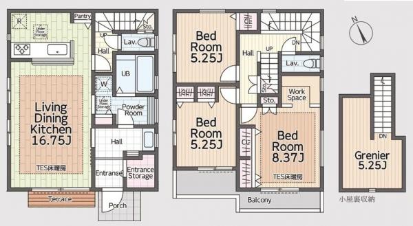 中古戸建 練馬区関町南１丁目 西武新宿線上石神井駅 7,780万円