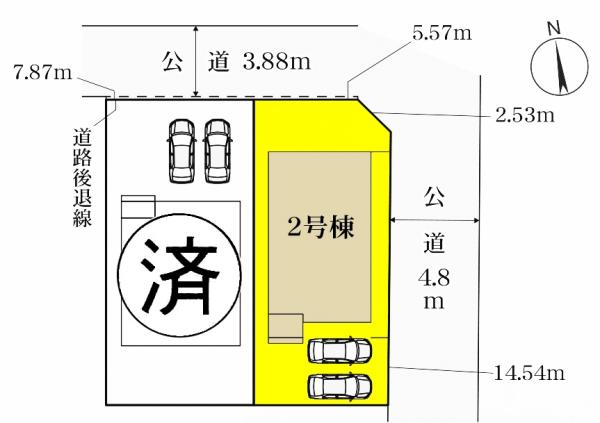 新築一戸建て 愛知県北名古屋市九之坪小松90番地 名鉄犬山線西春駅 2780万円