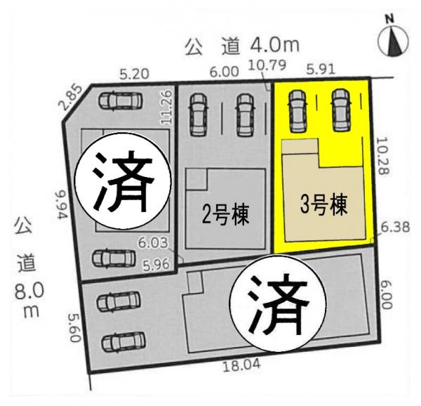 新築一戸建て 愛知県名古屋市西区上名古屋2丁目1205番地 名古屋市鶴舞線浄心駅 4280万円