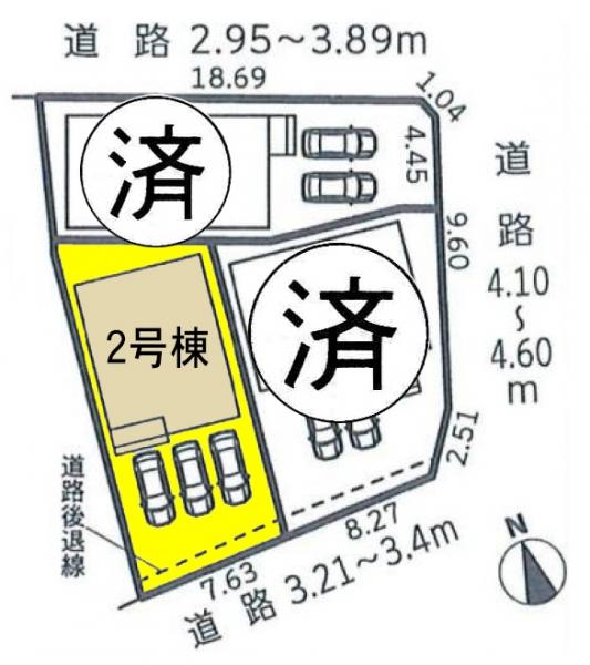 新築戸建 愛知県北名古屋市六ツ師北屋敷2339番地2号 名鉄犬山線徳重・名古屋芸大駅 2590万円