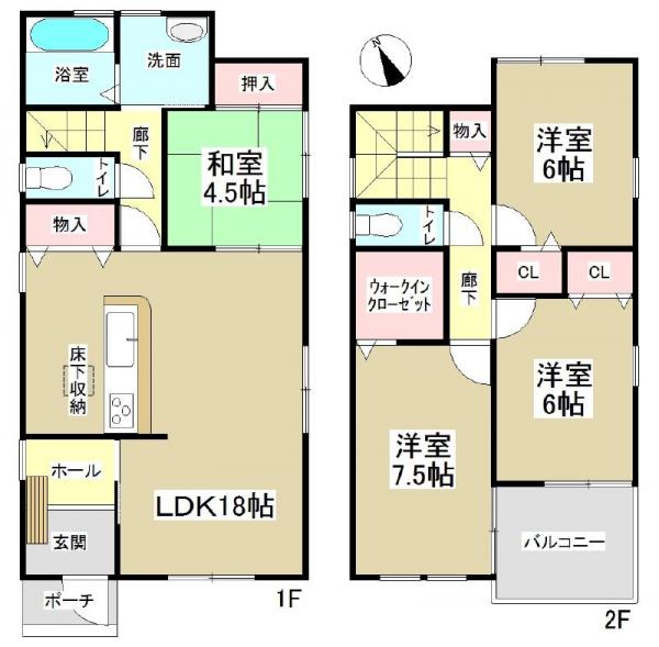 新築一戸建て 愛知県名古屋市中川区二女子町3丁目28番地1号 JR東海道本線(熱海〜米原)尾頭橋駅 3590万円