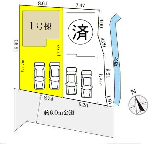 新築一戸建て 愛知県海部郡大治町大字中島字大門先149番地5号 名古屋市東山線中村公園駅 2780万円