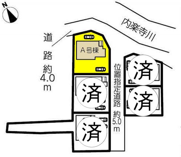 新築戸建 海部郡大治町大字西條字北屋敷23-1、3、4、16-1、19-1 名鉄津島線七宝駅 2780万円