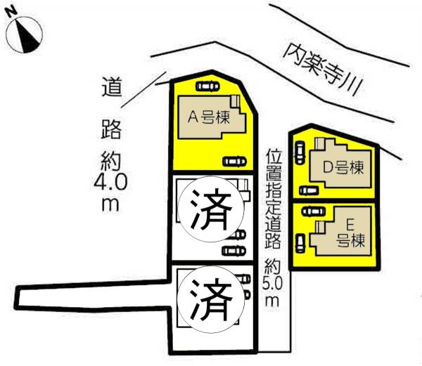 新築戸建 海部郡大治町大字西條字北屋敷23-1、3、4、16-1 名鉄津島線七宝駅 2380万円