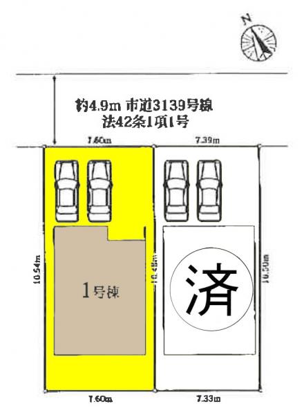 新築一戸建て 愛西市鰯江町郷東73番、74番 近鉄名古屋線富吉駅 2650万円