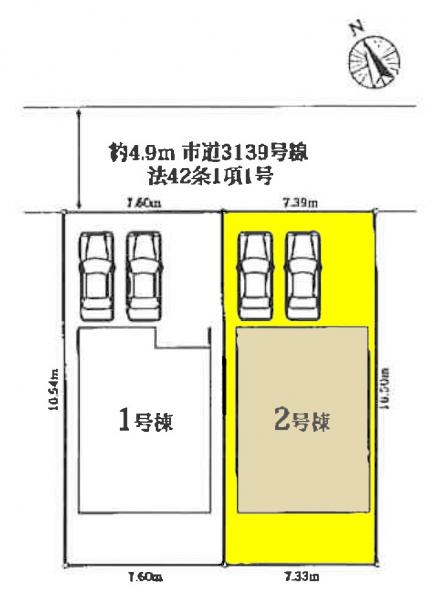 新築一戸建て 愛西市鰯江町郷東73番、74番 近鉄名古屋線富吉駅 2550万円