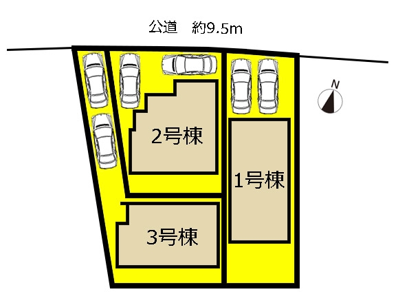 新築一戸建て みよし市園原2丁目9番18、9番20、9番21 名古屋市鶴舞線赤池駅 3760万円