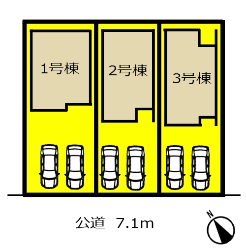 新築一戸建て 名古屋市北区成願寺2丁目706番の一部 名鉄小牧線上飯田駅 3760万円