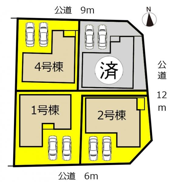 新築一戸建て 名古屋市天白区梅が丘1丁目519番 名古屋市鶴舞線原駅 3780万円