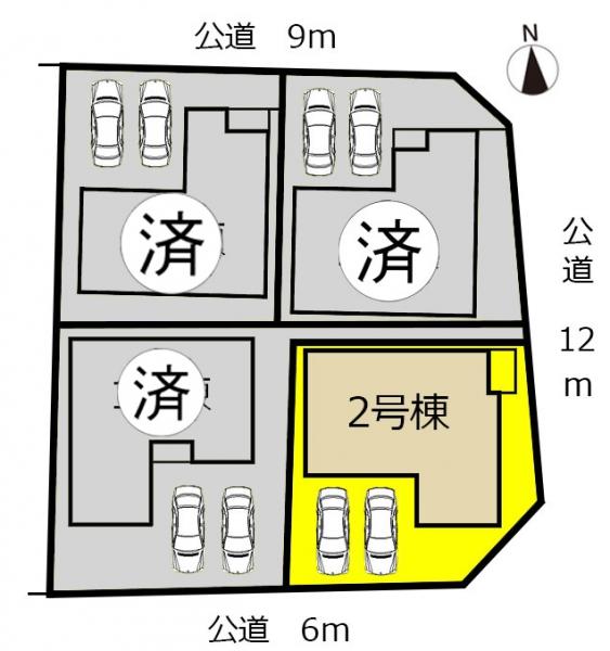 新築一戸建て 名古屋市天白区梅が丘1丁目519番 名古屋市鶴舞線原駅 3880万円