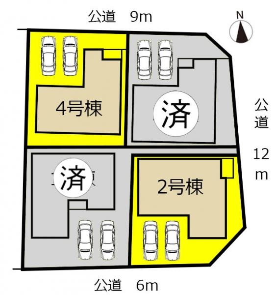新築一戸建て 名古屋市天白区梅が丘1丁目519番 名古屋市鶴舞線原駅 3480万円
