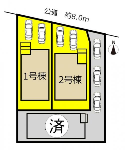 新築一戸建て 名古屋市名東区香流2丁目1107番 名古屋市東山線上社駅 3490万円