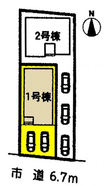 新築一戸建て 海部郡大治町大字三本木字前深田11番地 名古屋市東山線中村公園駅 2780万円