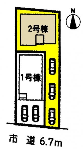 新築一戸建て 海部郡大治町大字三本木字前深田11番地 名古屋市東山線中村公園駅 2480万円