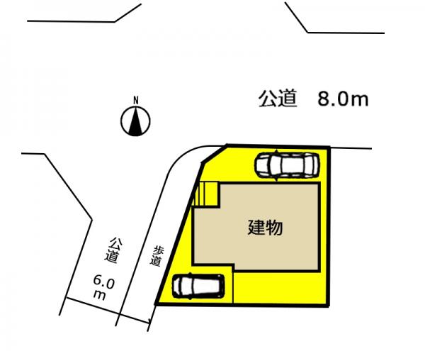 新築一戸建て 名古屋市北区六が池町377 名鉄小牧線味美駅 3190万円