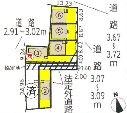 新築一戸建て 西尾市矢場町70番地 名鉄西尾線西尾口駅 2390万円