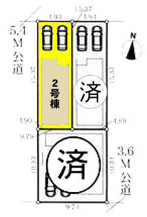 新築一戸建て 名古屋市中村区北畑町2丁目17番地 近鉄名古屋線黄金駅 3980万円