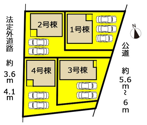 新築一戸建て みよし市福田町中屋敷21番4 名鉄豊田線日進駅 3190万円