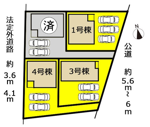 新築一戸建て みよし市福田町中屋敷21番4 名鉄豊田線日進駅 3390万円