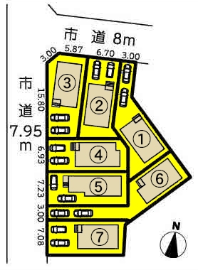 新築一戸建て 名古屋市北区会所町184番 東海交通事業城北線比良駅 2880万円