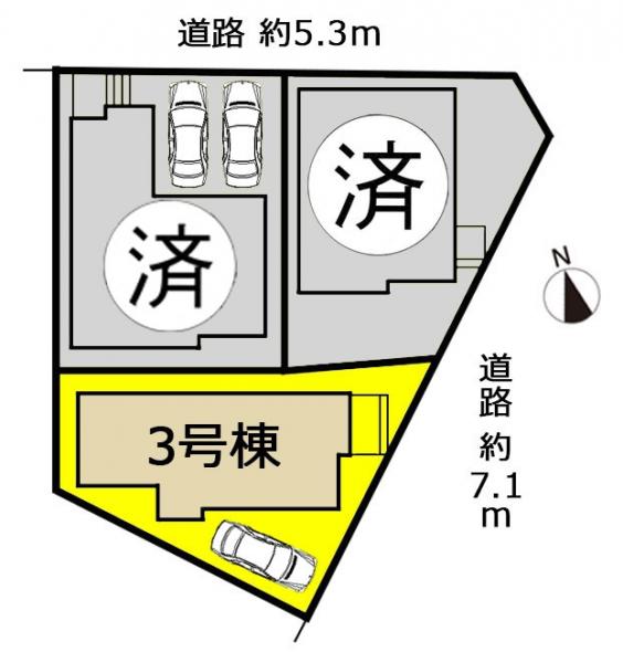 新築一戸建て 名古屋市千種区赤坂町5丁目58番の一部 名古屋市名城線茶屋ヶ坂駅 4290万円