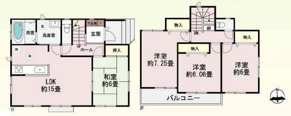 新築一戸建て 名古屋市中川区打出町字江西725 名古屋市東山線高畑駅 3280万円
