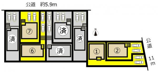 新築一戸建て 名古屋市名東区香坂1406番の一部、1409番の一部 名鉄瀬戸線小幡駅 3590万円