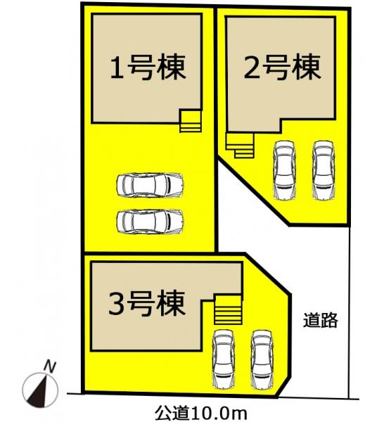 新築一戸建て 尾張旭市晴丘町東61番1 名鉄瀬戸線三郷駅 3320万円
