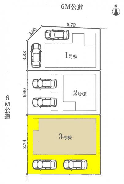 新築一戸建て 名古屋市中村区沖田町264番 名古屋市東山線岩塚駅 4180万円