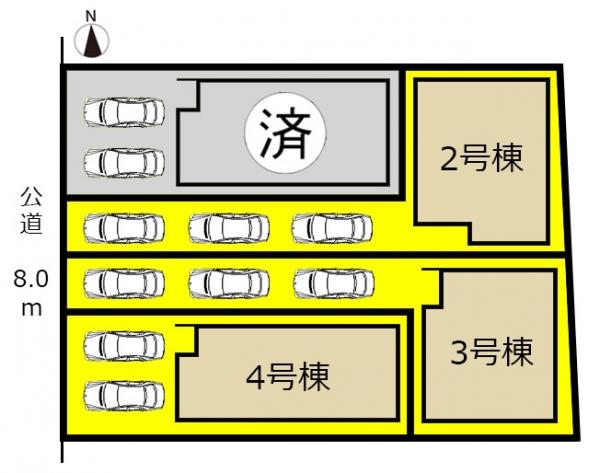新築一戸建て 名古屋市千種区古出来3丁目4-18 名古屋市名城線ナゴヤドーム前矢田駅 4380万円