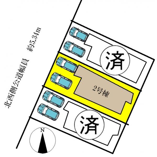 新築一戸建て 名古屋市中川区丹後町2丁目23、24番の一部 名古屋市名港線日比野駅 3690万円