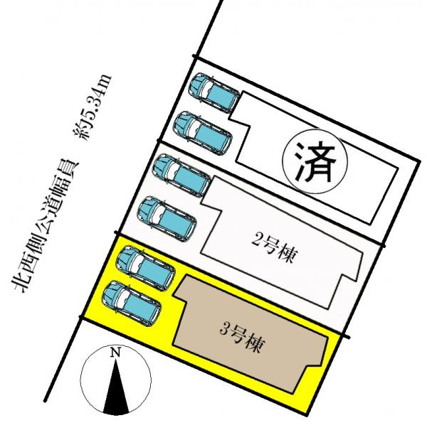 新築一戸建て 名古屋市中川区丹後町2丁目23、24番の一部 名古屋市名港線日比野駅 3690万円