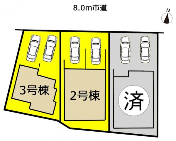 新築一戸建て 名古屋市守山区大森3丁目607 名鉄瀬戸線大森・金城学院前駅 3580万円