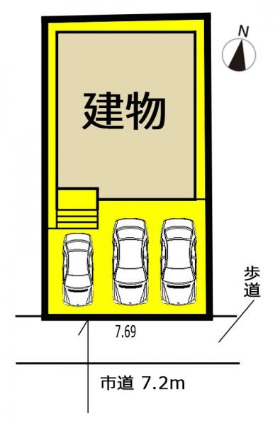 新築一戸建て 名古屋市瑞穂区白砂町3丁目6番3 名古屋市名城線瑞穂運動場東駅 3550万円