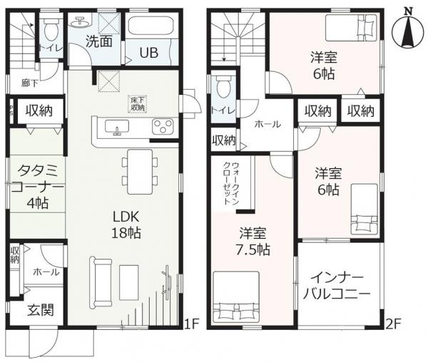 新築一戸建て 津島市昭和町4丁目34番地1 名鉄尾西線町方駅 2130万円