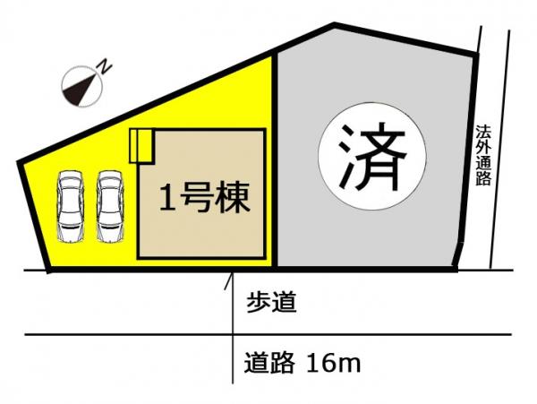新築一戸建て みよし市三好町赤羽根44番2の一部 名鉄名古屋本線知立駅 3090万円
